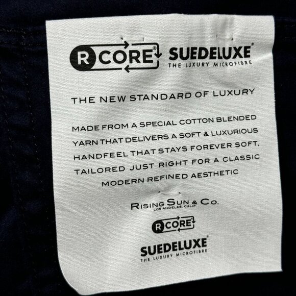 Rising Sun Men’s Slim Fit Stretch Jeans Navy Blue Denim Repreve Size 30x34 - Picture 6 of 16